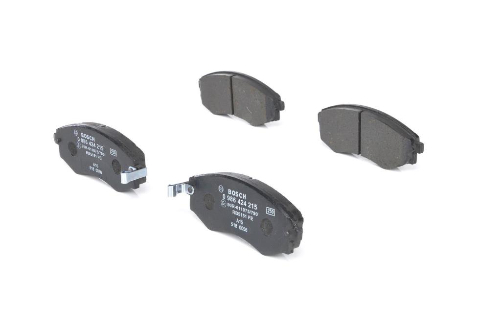 Jeu de 4 plaquettes de frein BOSCH ref. 0 986 424 215