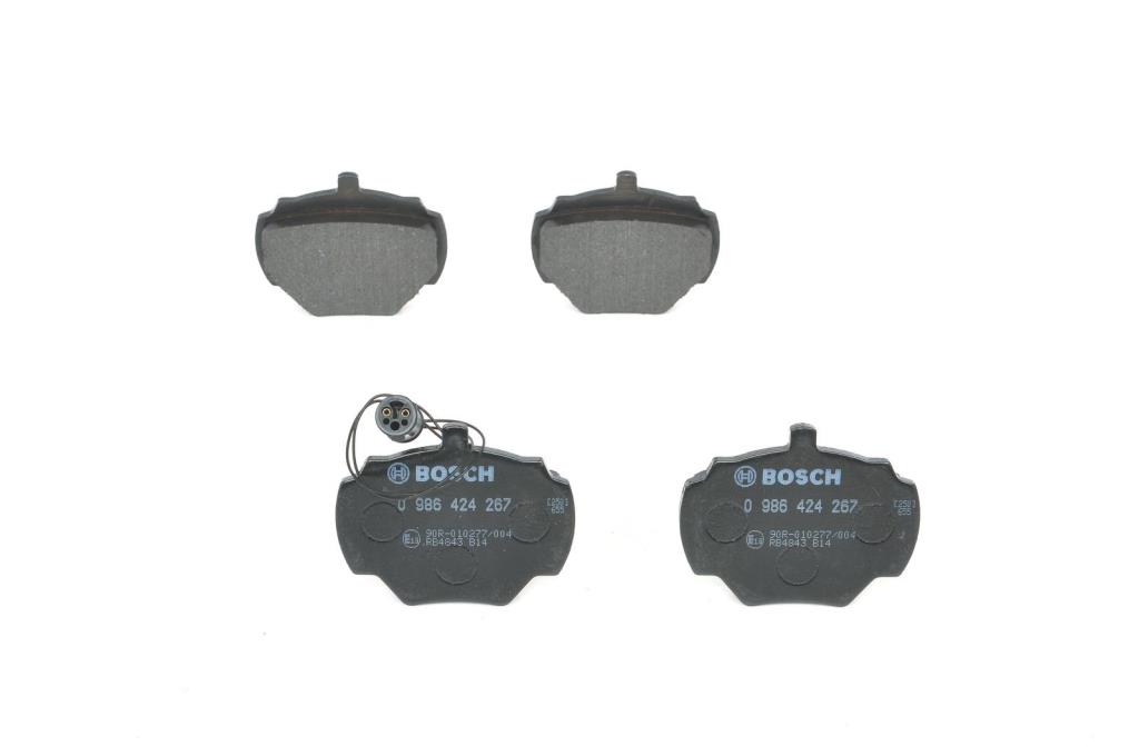 Jeu de 4 plaquettes de frein BOSCH ref. 0 986 424 267