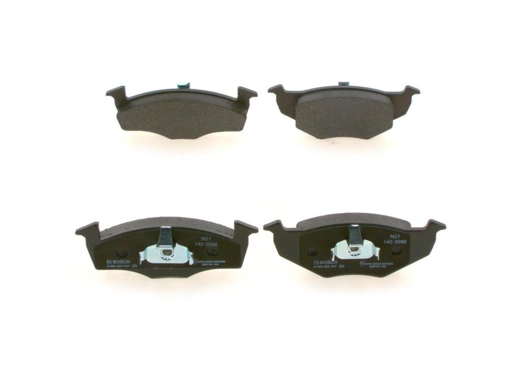 Jeu de 4 plaquettes de frein BOSCH ref. 0 986 424 347