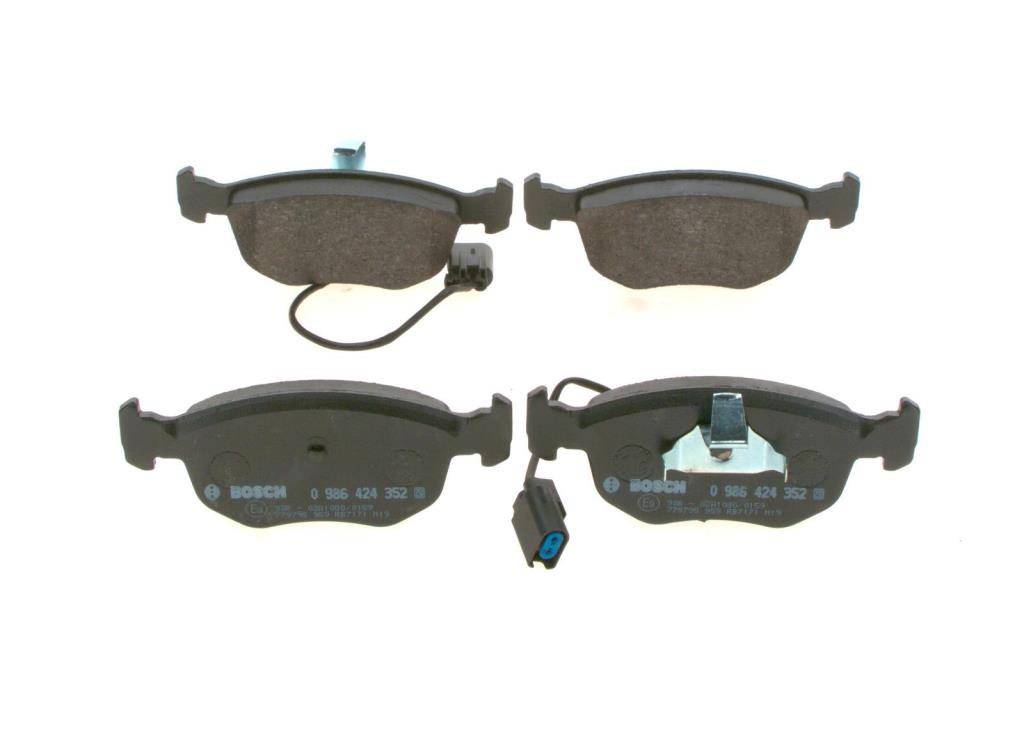 Jeu de 4 plaquettes de frein BOSCH ref. 0 986 424 352