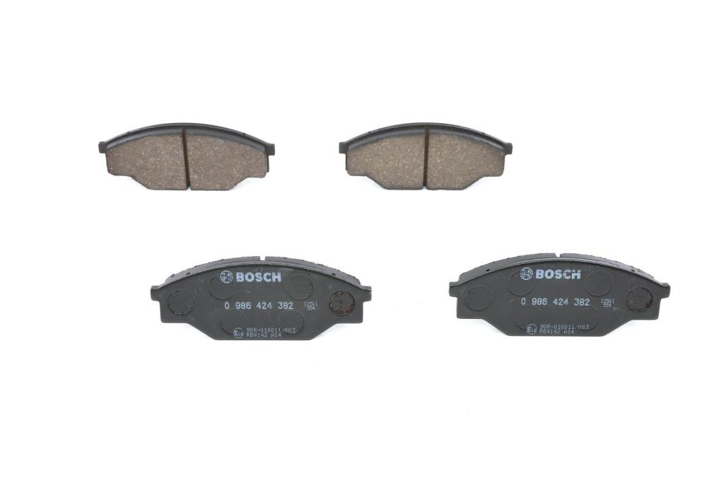 Jeu de 4 plaquettes de frein BOSCH ref. 0 986 424 382