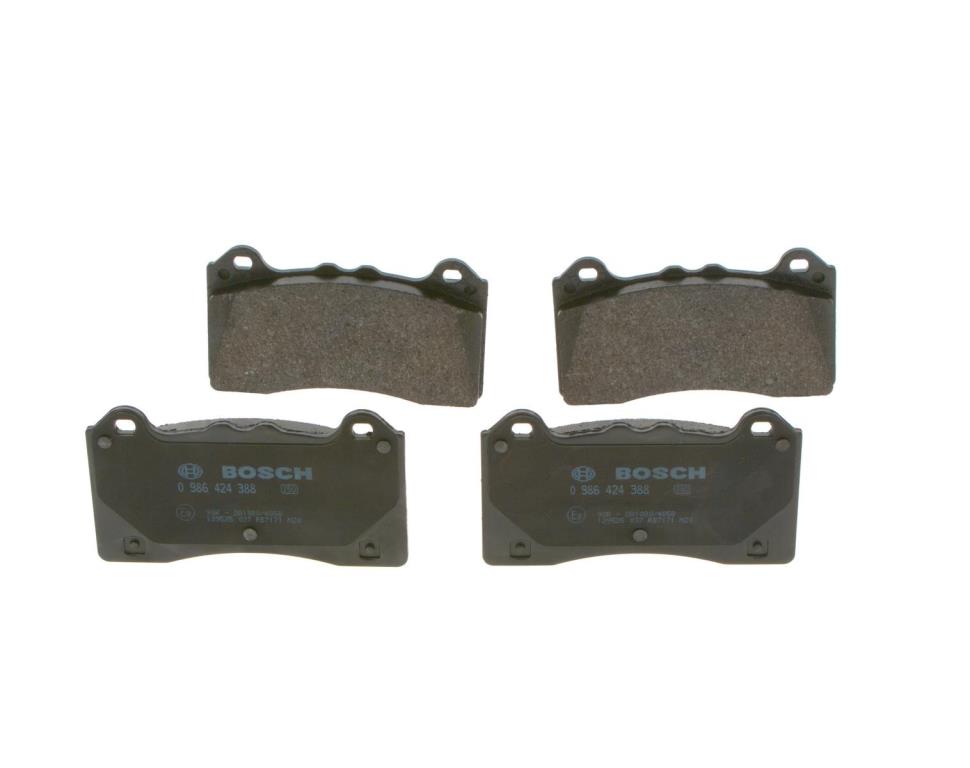 Jeu de 4 plaquettes de frein BOSCH ref. 0 986 424 388