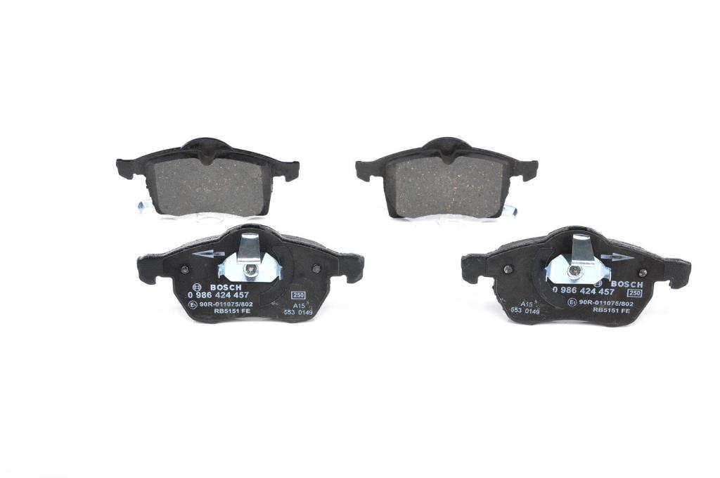 Jeu de 4 plaquettes de frein BOSCH ref. 0 986 424 457