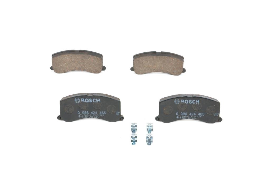 Jeu de 4 plaquettes de frein BOSCH ref. 0 986 424 465