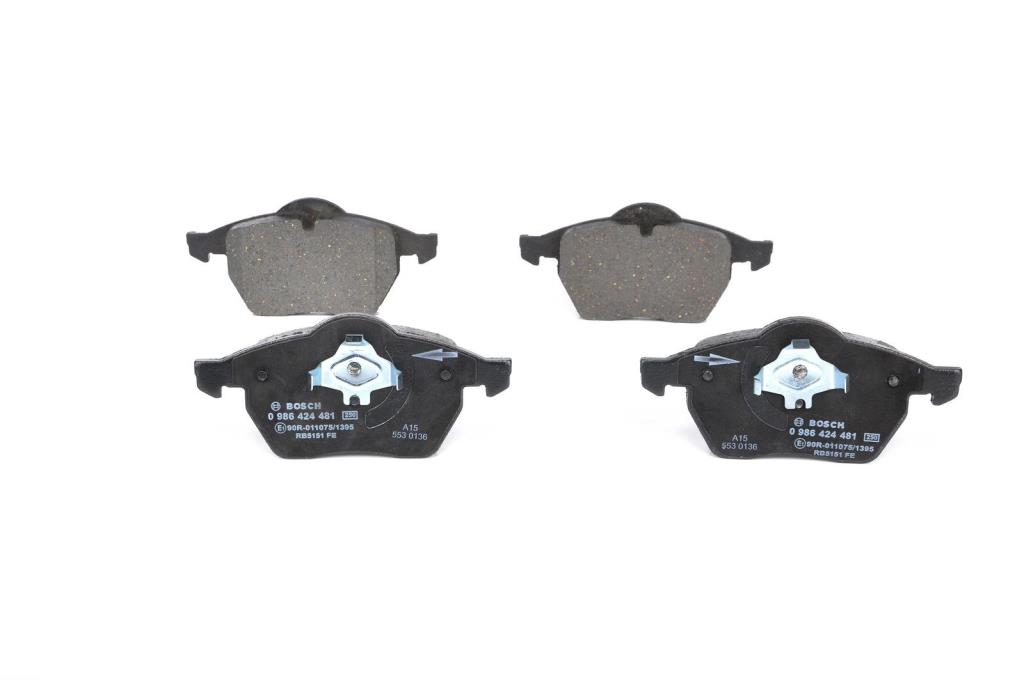 Jeu de 4 plaquettes de frein BOSCH ref. 0 986 424 481