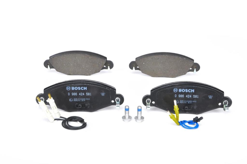 Jeu de 4 plaquettes de frein BOSCH ref. 0 986 424 581