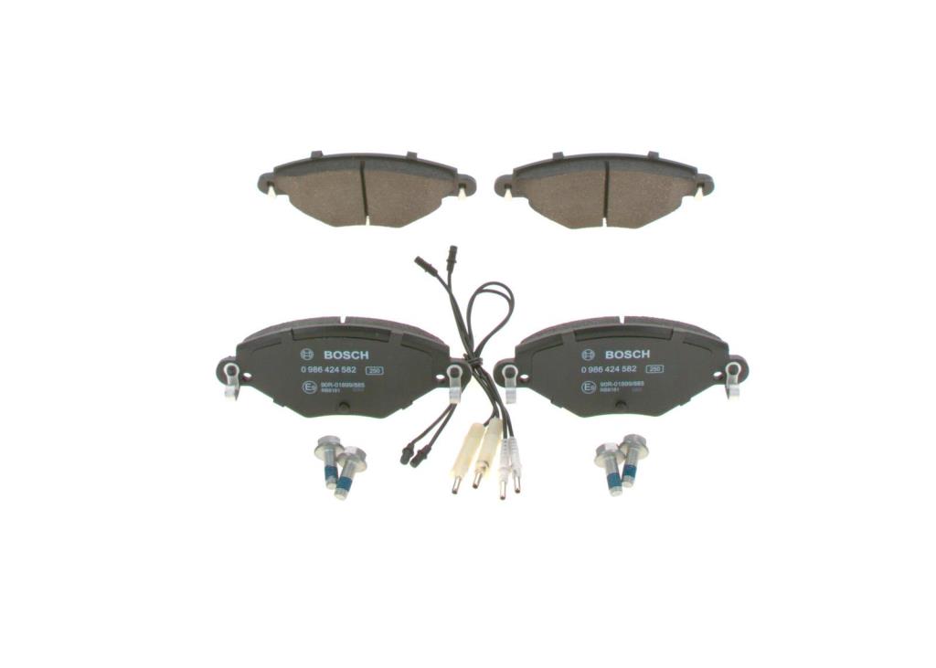 Jeu de 4 plaquettes de frein BOSCH ref. 0 986 424 582