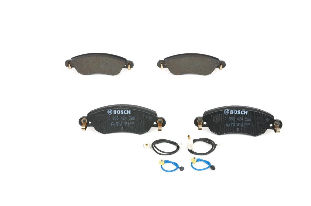 Jeu de 4 plaquettes de frein BOSCH ref. 0 986 424 598
