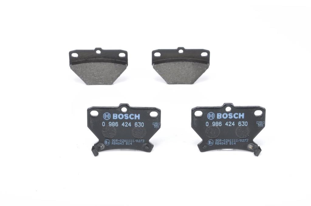 Jeu de 4 plaquettes de frein BOSCH ref. 0 986 424 630