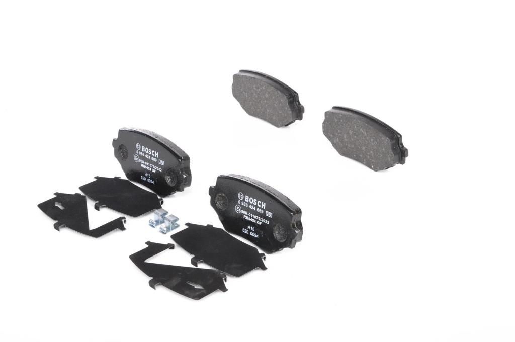 Jeu de 4 plaquettes de frein BOSCH ref. 0 986 424 669