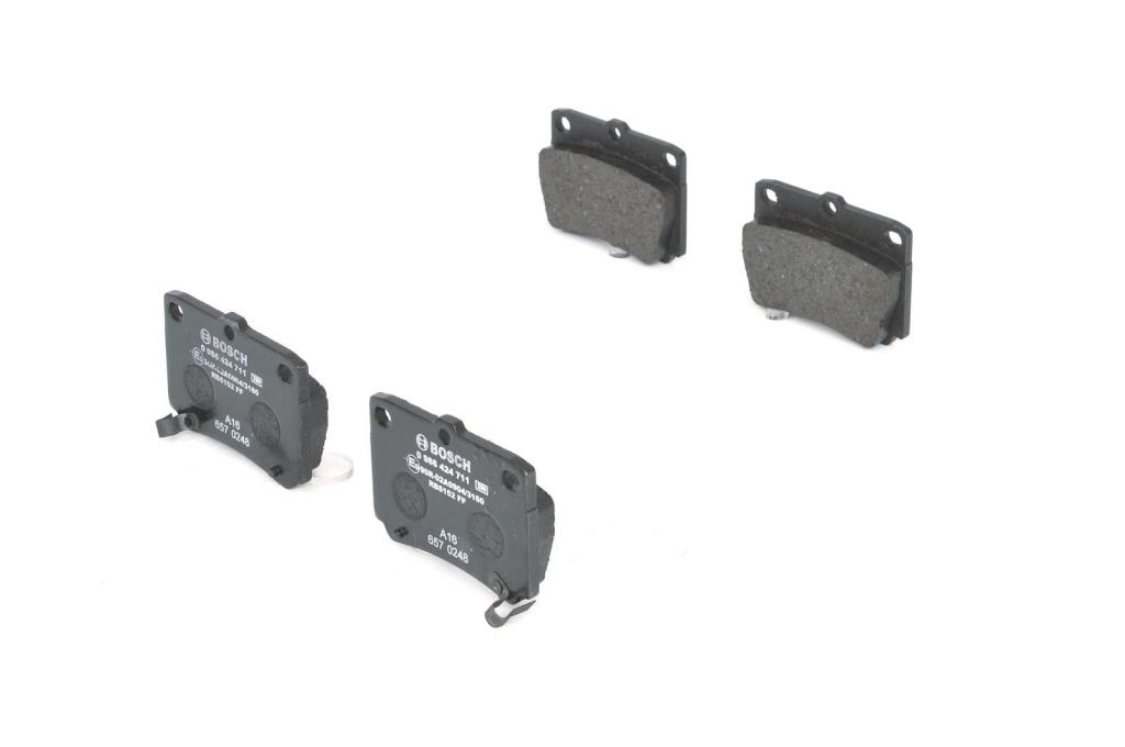 Jeu de 4 plaquettes de frein BOSCH ref. 0 986 424 711
