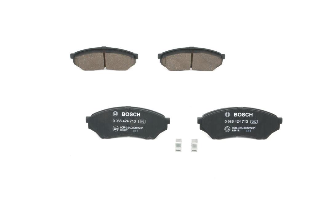 Jeu de 4 plaquettes de frein BOSCH ref. 0 986 424 713