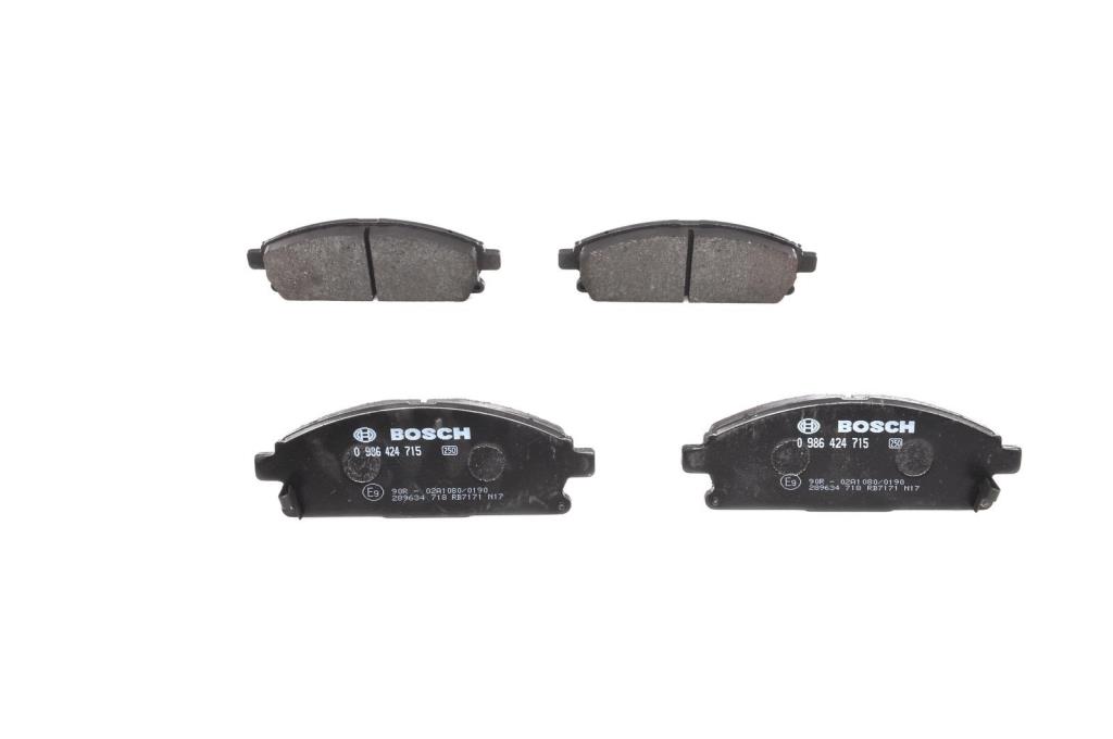 Jeu de 4 plaquettes de frein BOSCH ref. 0 986 424 715