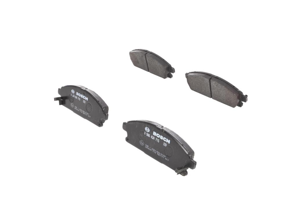 Jeu de 4 plaquettes de frein BOSCH ref. 0 986 424 715