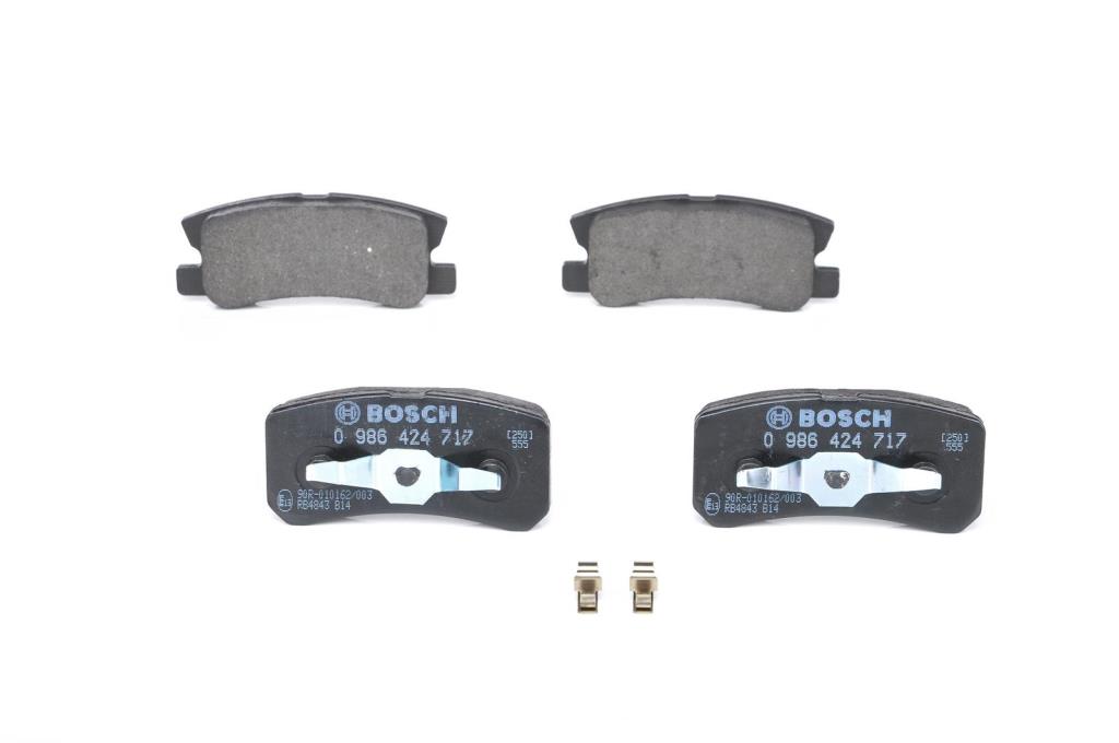 Jeu de 4 plaquettes de frein BOSCH ref. 0 986 424 717