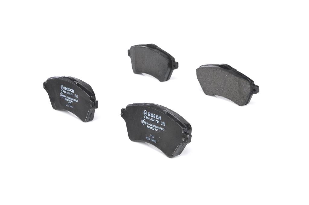 Jeu de 4 plaquettes de frein BOSCH ref. 0 986 424 721