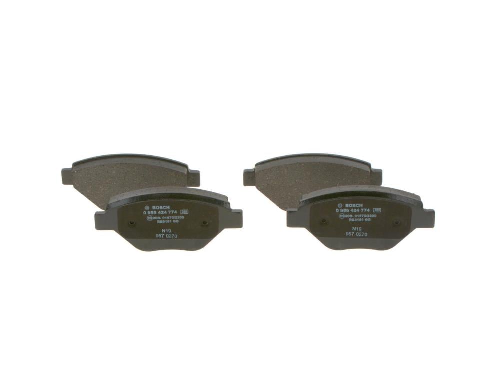 Jeu de 4 plaquettes de frein BOSCH ref. 0 986 424 774