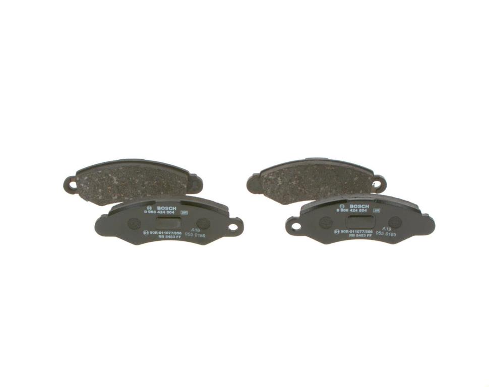 Jeu de 4 plaquettes de frein BOSCH ref. 0 986 424 804