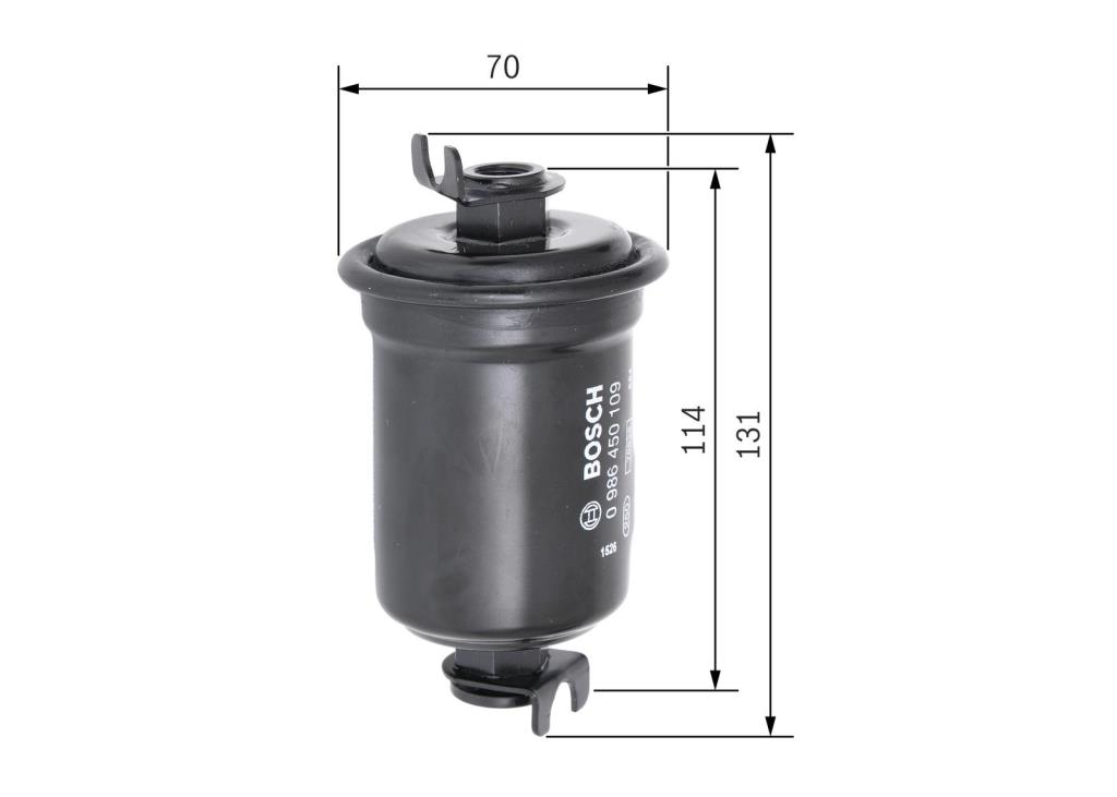 Filtre à carburant (Filtre à gasoil) BOSCH ref. 0 986 450 109
