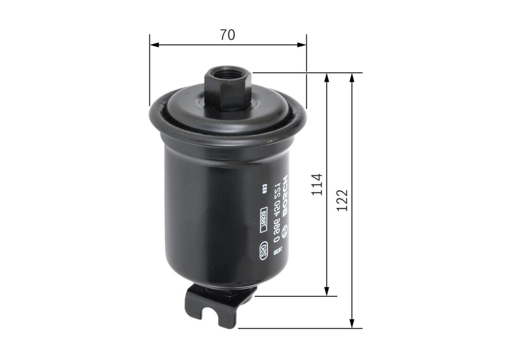 Filtre à carburant (Filtre à gasoil) BOSCH ref. 0 986 450 221