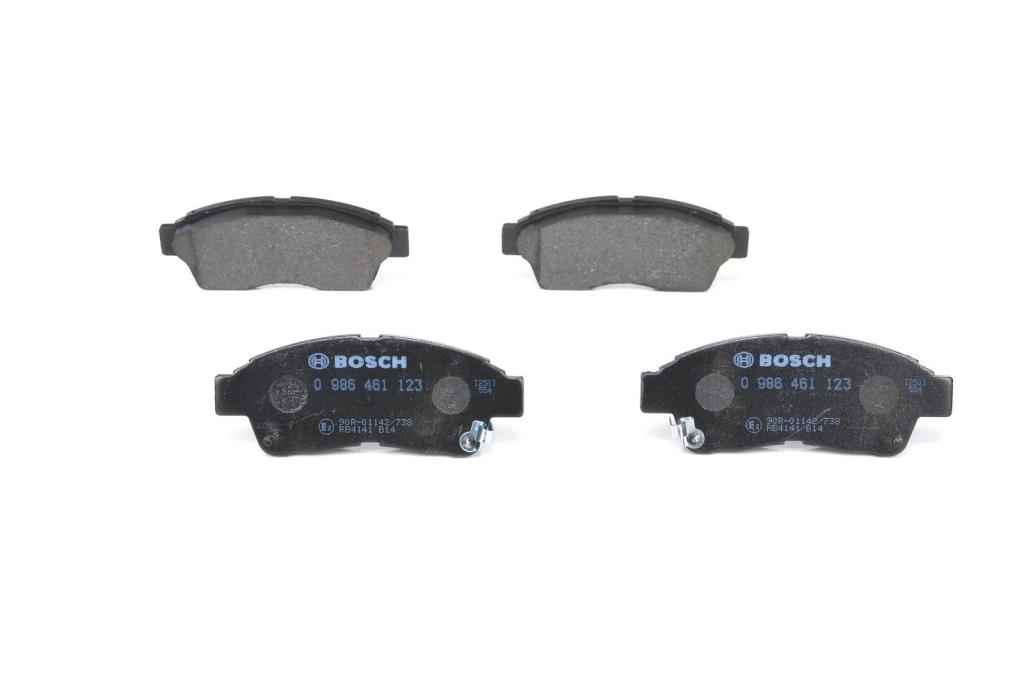 Jeu de 4 plaquettes de frein BOSCH ref. 0 986 461 123