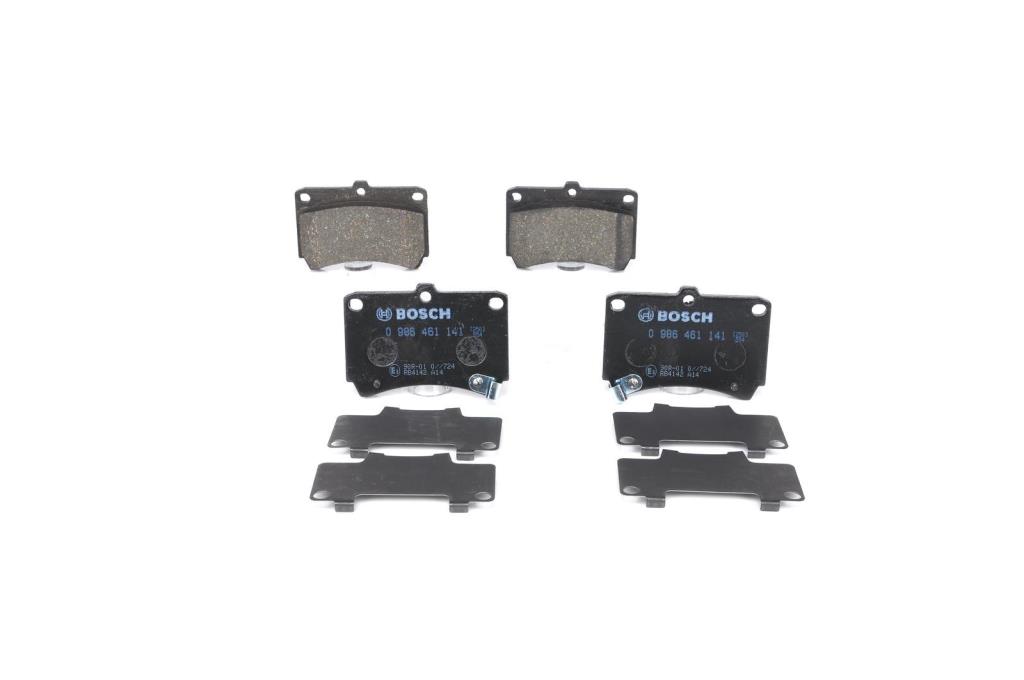 Jeu de 4 plaquettes de frein BOSCH ref. 0 986 461 141
