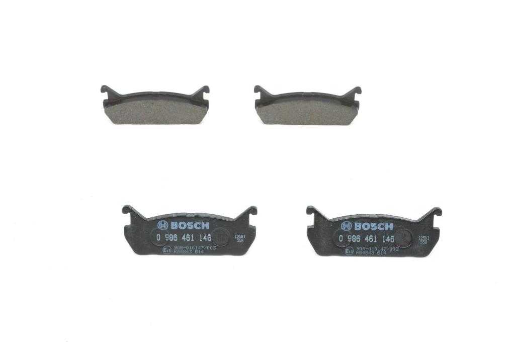 Jeu de 4 plaquettes de frein BOSCH ref. 0 986 461 146