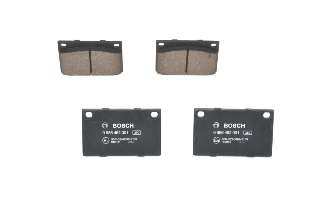 Jeu de 4 plaquettes de frein BOSCH ref. 0 986 462 001