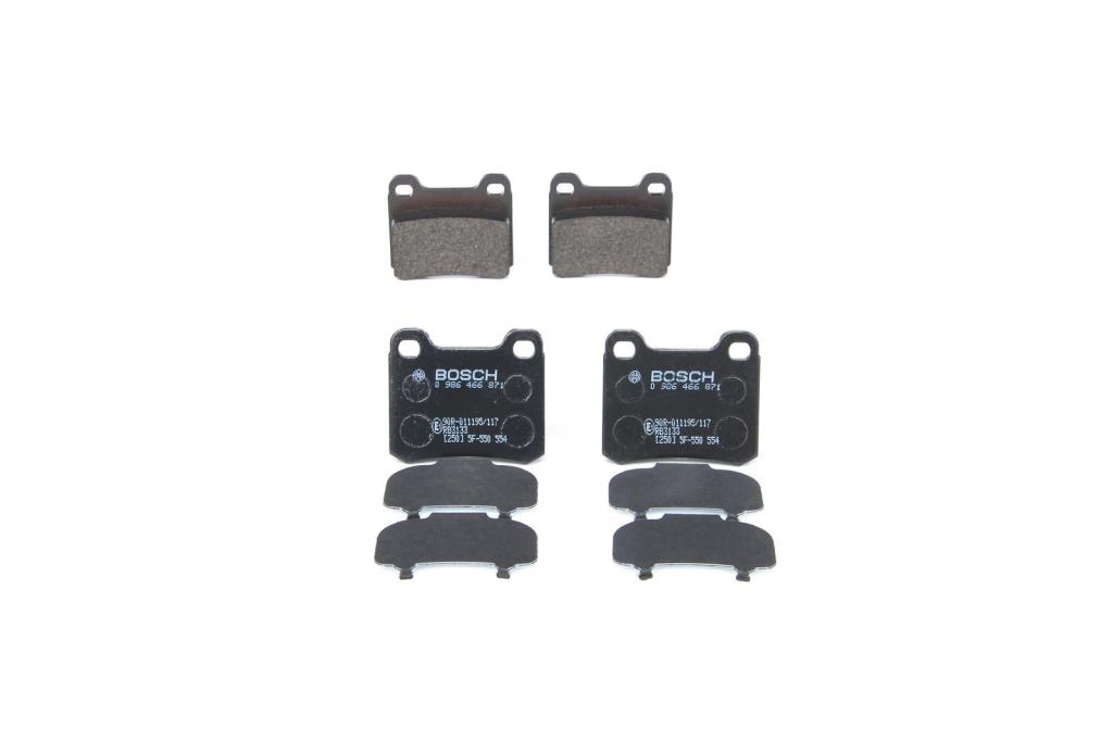 Jeu de 4 plaquettes de frein BOSCH ref. 0 986 466 871