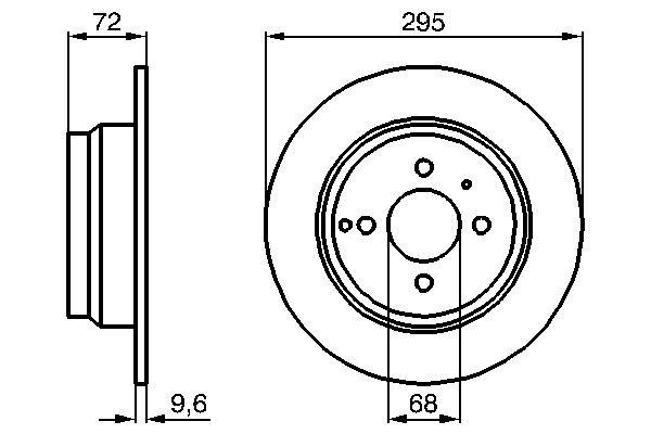 Discos de freno BOSCH ref. 0 986 478 640