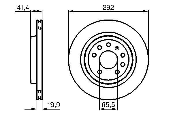 Disques de frein BOSCH ref. 0 986 479 142