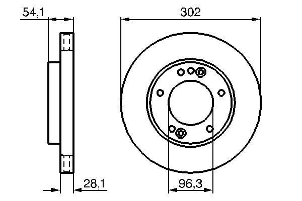 Disques de frein BOSCH 0 986 479 230