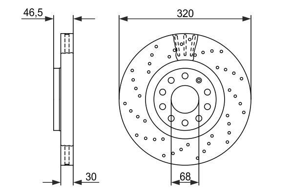 Disques de frein BOSCH 0 986 479 258