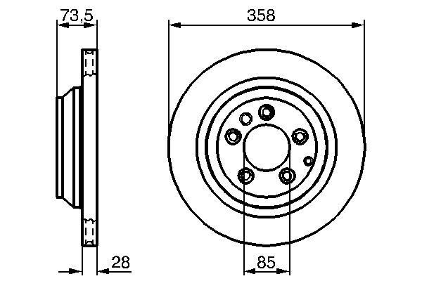 Disques de frein BOSCH 0 986 479 259