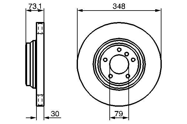 Disques de frein BOSCH 0 986 479 265