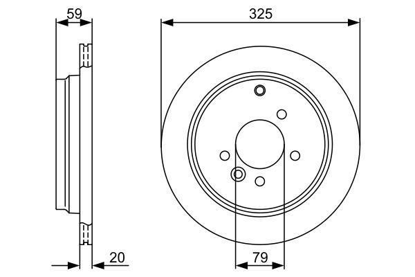 Disques de frein BOSCH 0 986 479 375