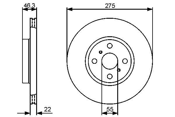 Disques de frein BOSCH 0 986 479 431