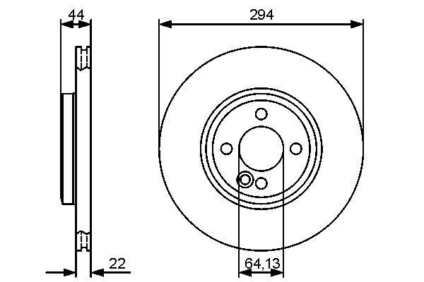 Discos de freno BOSCH ref. 0 986 479 438