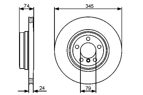 Disques de frein BOSCH 0 986 479 440