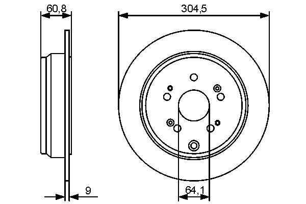 Discos de freno BOSCH ref. 0 986 479 449
