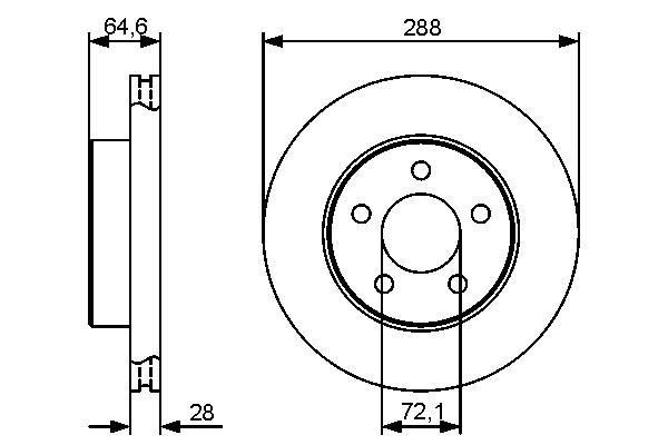 Discos de freno BOSCH ref. 0 986 479 461