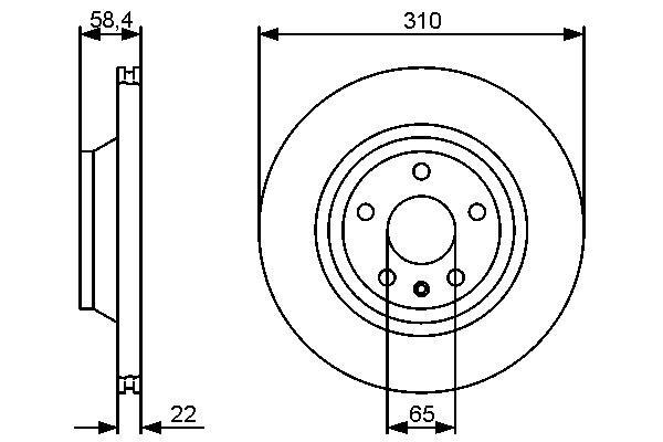 Discos de freno BOSCH ref. 0 986 479 466