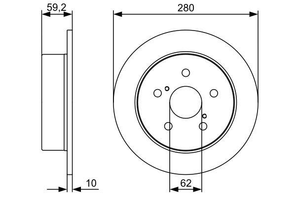 Disques de frein BOSCH 0 986 479 520