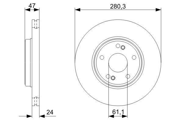 Disques de frein BOSCH 0 986 479 743