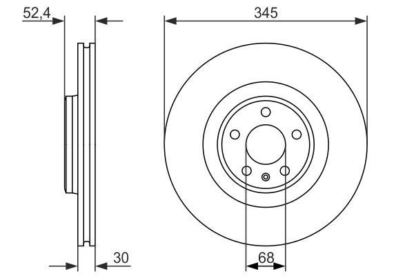 Disques de frein BOSCH ref. 0 986 479 747