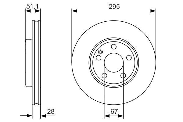 Disques de frein BOSCH ref. 0 986 479 A01