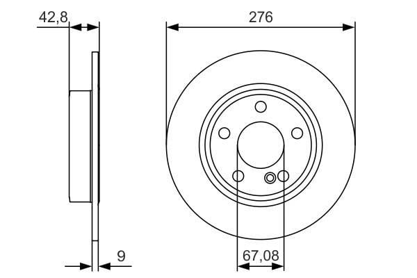 Discos de freno BOSCH ref. 0 986 479 A03