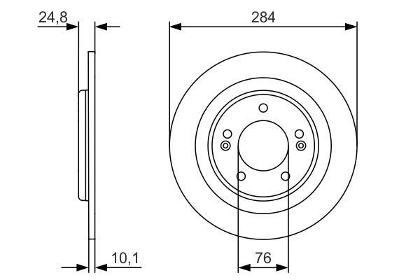 Disques de frein BOSCH 0 986 479 A13