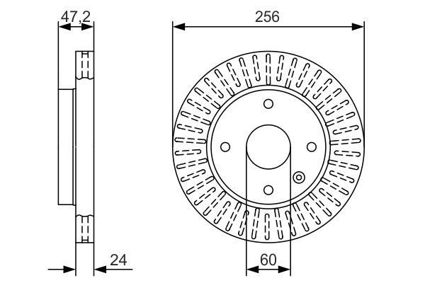 Disques de frein BOSCH 0 986 479 A54