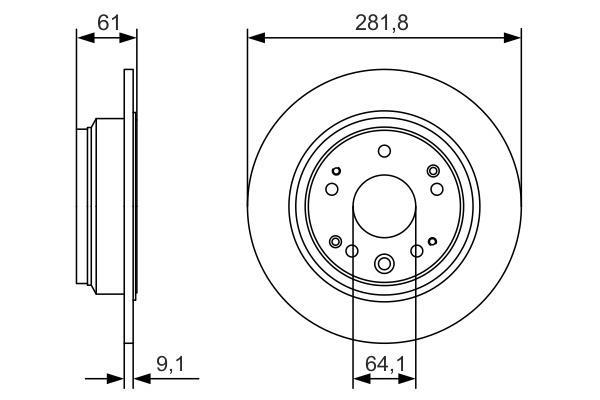 Discos de freno BOSCH ref. 0 986 479 A91